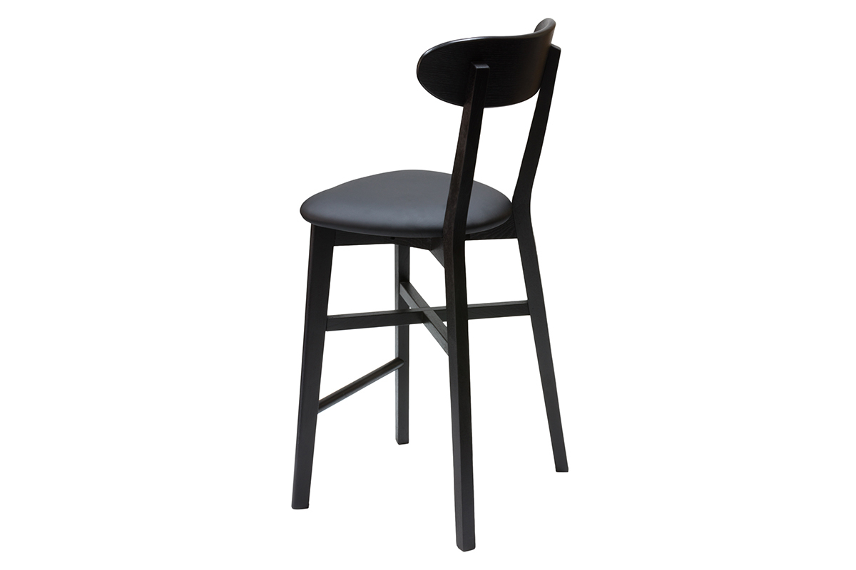 Tabouret de bar vintage noir H65 cm DOVE