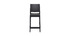 Tabourets de bar design empilables noirs 65 cm (lot de 4) CALAO