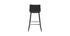 Tabourets de bar design noir 65 cm (lot de 2) ONA
