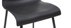 Tabourets de bar design noir 65 cm (lot de 2) ONA