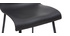 Tabourets de bar design noir 65 cm (lot de 2) ONA
