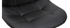 Tabourets de bar design r&eacute;glables noirs (lot de 2) COX