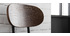 Tabourets de bar en bois et métal noir H75 cm (lot de 2) HOCKER