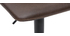 Tabourets de bar vintage r&eacute;glables pivotants marron (lot de 2) NEW ROCK