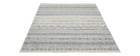 Tapis &agrave; motifs beige et bleu 150 x 220 cm TRIBAL