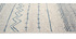 Tapis &agrave; motifs beige et bleu 150 x 220 cm TRIBAL