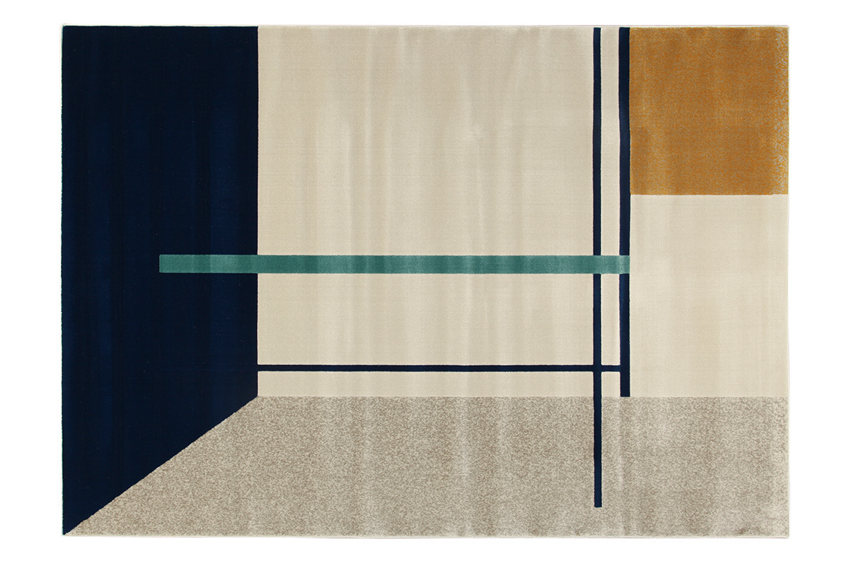 Tapis  motifs multicolore 160x230cm  MONDRIAN