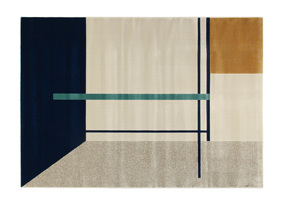 Tapis &agrave; motifs multicolore 160x230cm  MONDRIAN