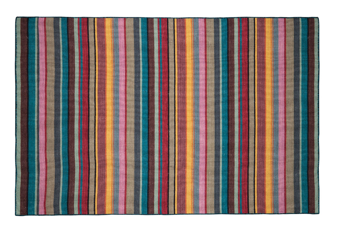 Tapis � rayures multicolores 200x300 cm RAINBOW