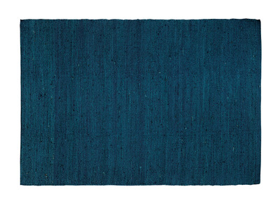 Tapis bleu jute 170x240cm GUNNY