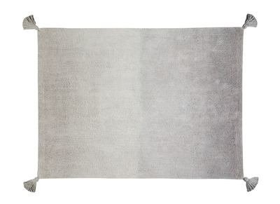 Tapis coton 120x160 gris d&eacute;grad&eacute; TIE DYE