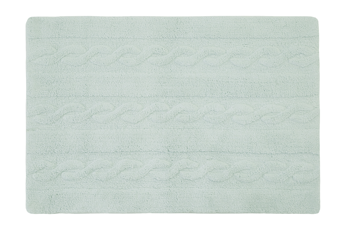 Tapis coton 120x160cm menthe INES
