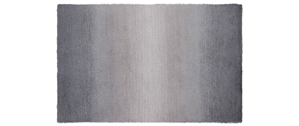 Tapis d�grad� gris 160 x 230 cm SHADE