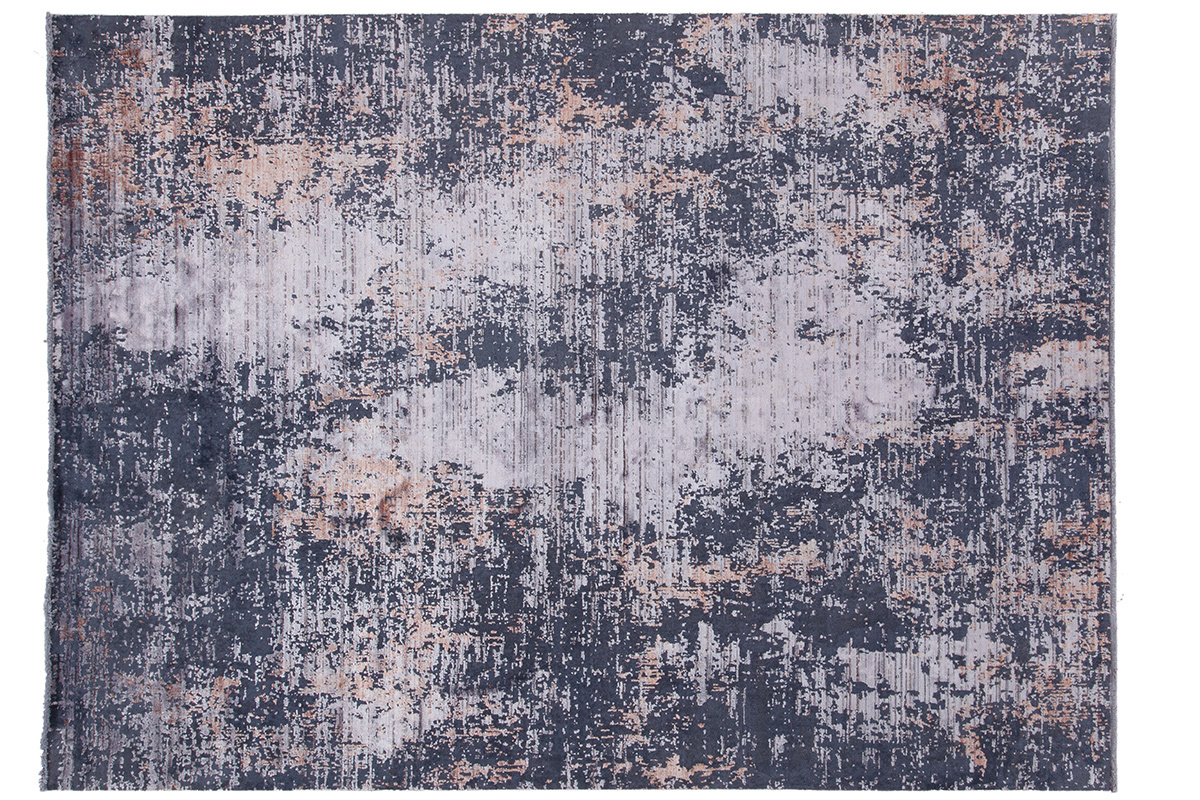 Tapis effet us� gris 160 x 230 cm PERRE