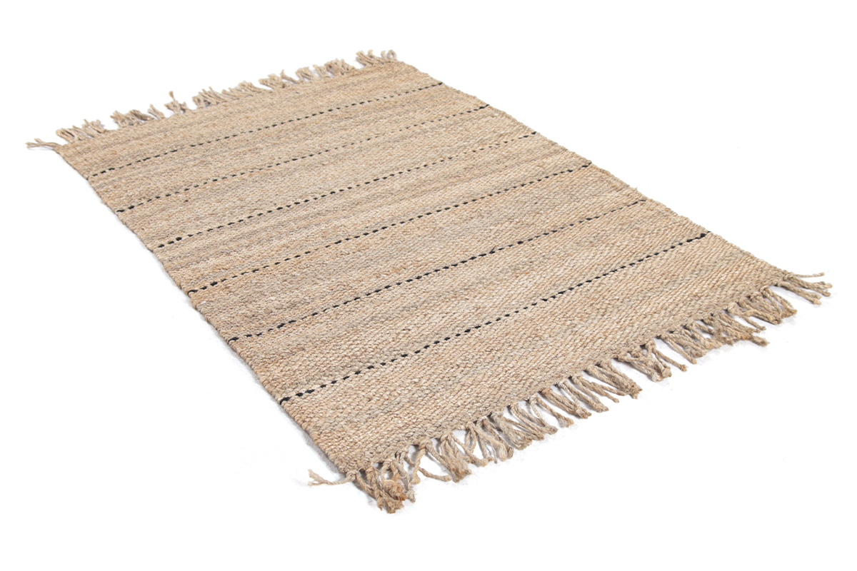 Tapis en jute tiss  la main 60 x 120 cm CASTAVI