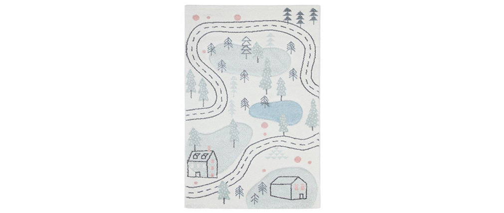 Tapis enfant motif route 100 x 150 cm NINO