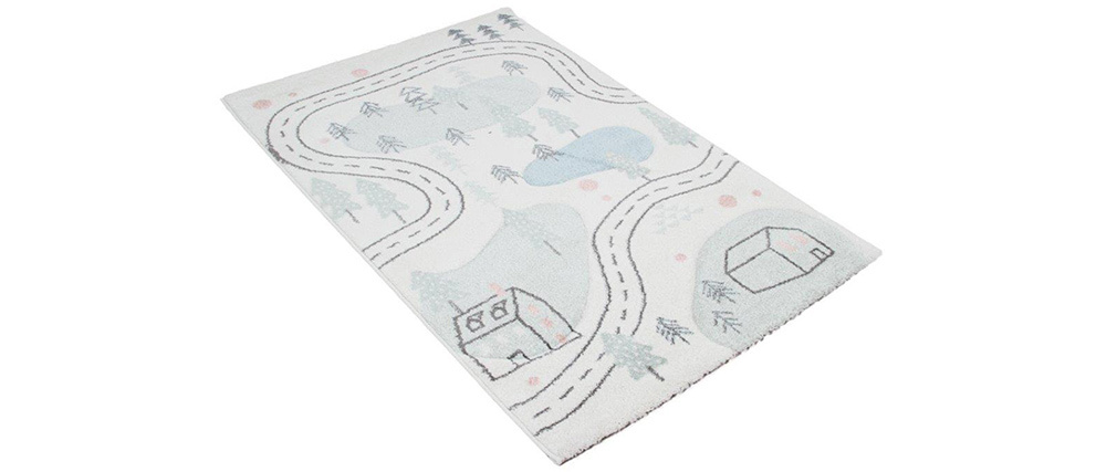 Tapis enfant motif route 100 x 150 cm NINO