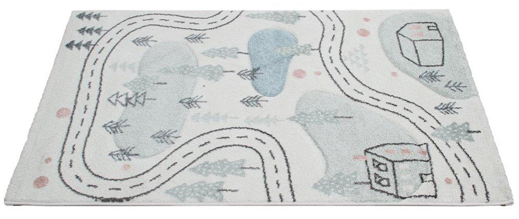 Tapis enfant motif route 100 x 150 cm NINO