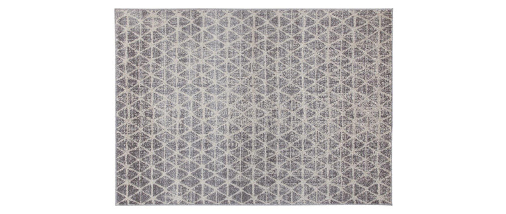 Tapis graphique beige 150 x 200 cm FLAKE