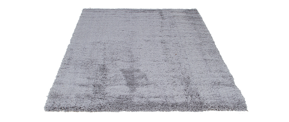 Tapis gris clair 160x230 cm PLUMA