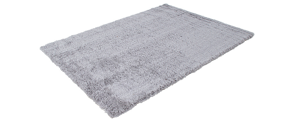 Tapis gris clair 160x230 cm PLUMA