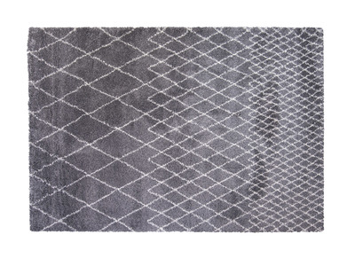 Tapis gris clair polypropyl&egrave;ne 160x230 LATTICE