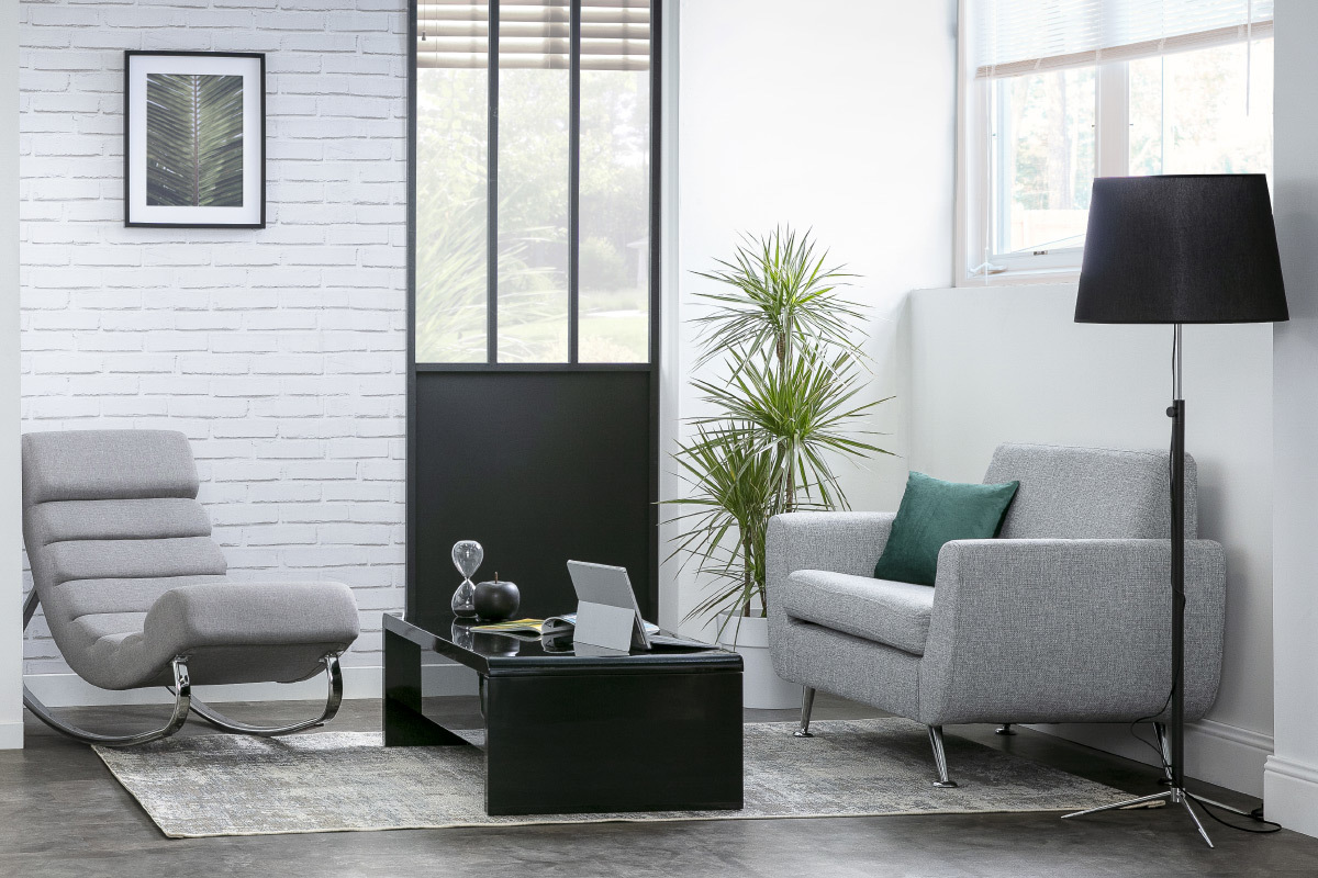 Tapis gris int�rieur-ext�rieur 160x230 OLIVIER