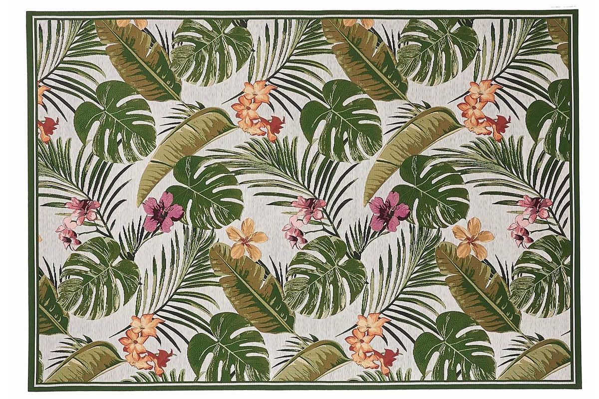 Tapis intrieur extrieur  motifs multicolore 123 x 180 cm TAHIA