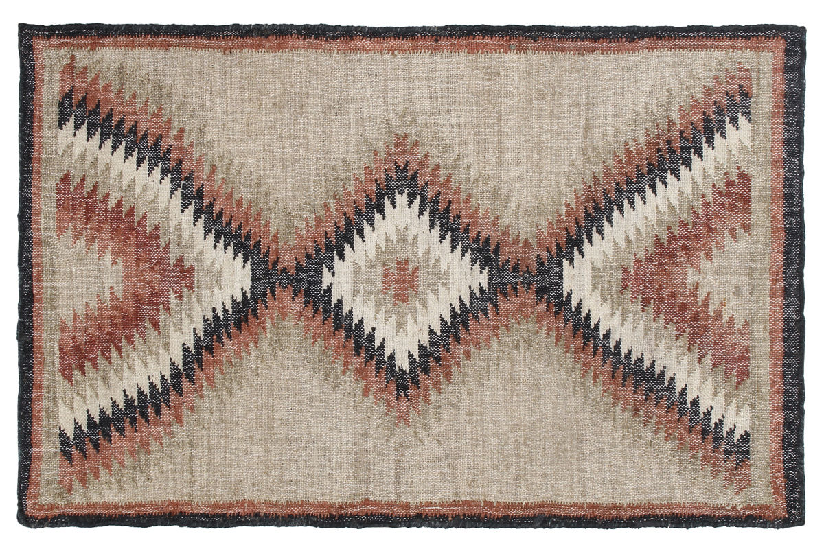 Tapis kilim tiss main en jute 160 x 230 cm DAKOTA