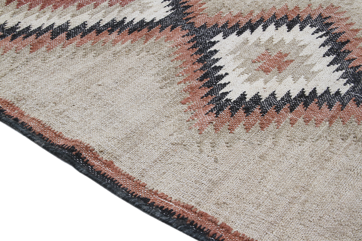 Tapis kilim tiss main en jute 160 x 230 cm DAKOTA