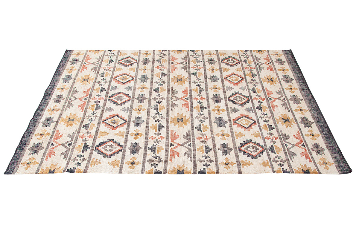 Tapis Kilim tiss main en jute 160 x 230 cm INCAS