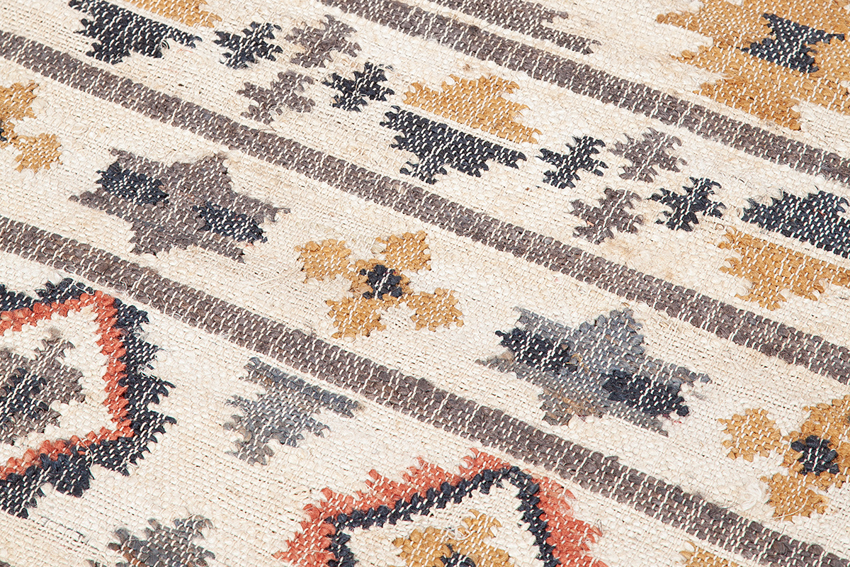 Tapis Kilim tiss main en jute 160 x 230 cm INCAS