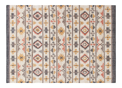 Tapis Kilim tiss&eacute; main en jute 160 x 230 cm INCAS