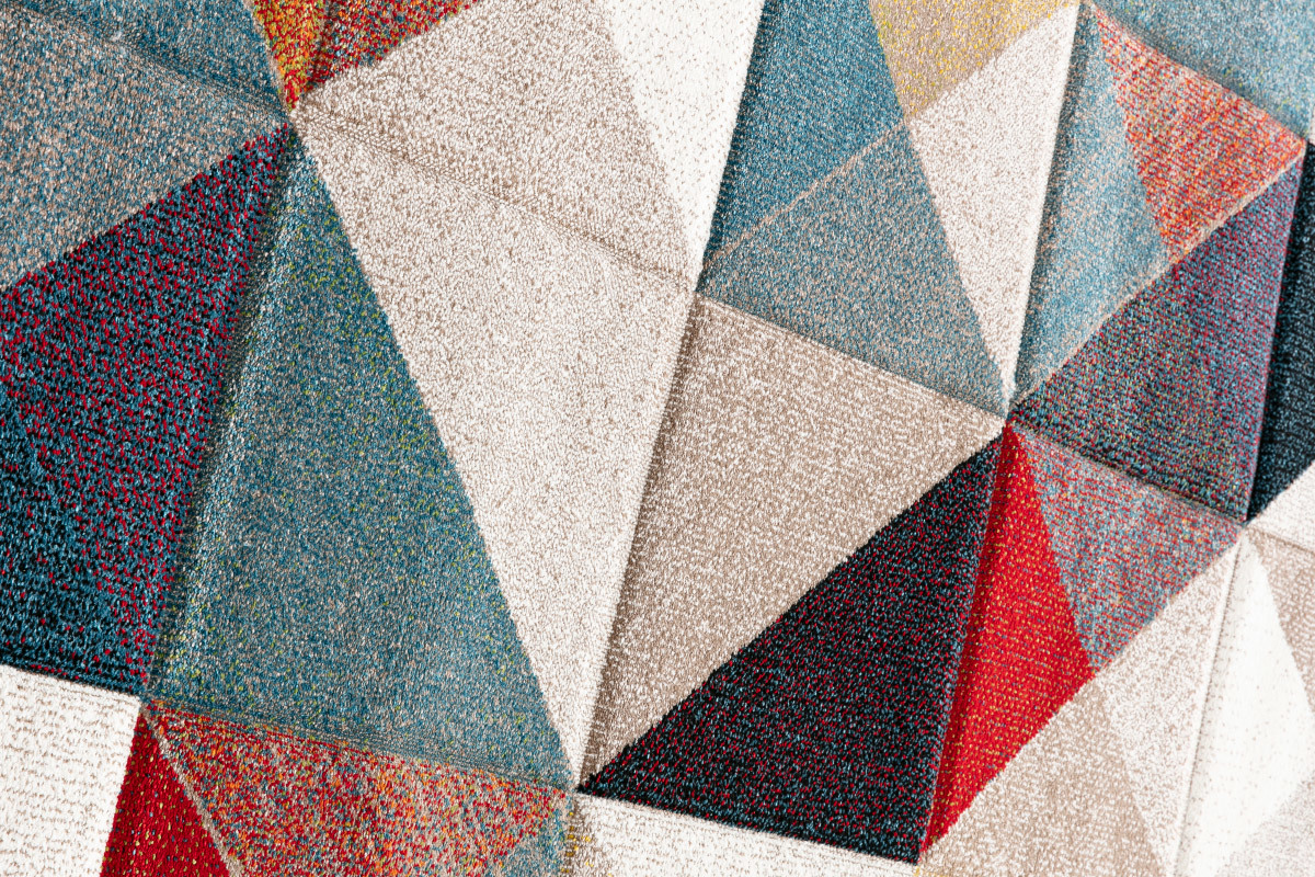 Tapis motifs graphiques multicolore 160 x 230 cm CHROMA
