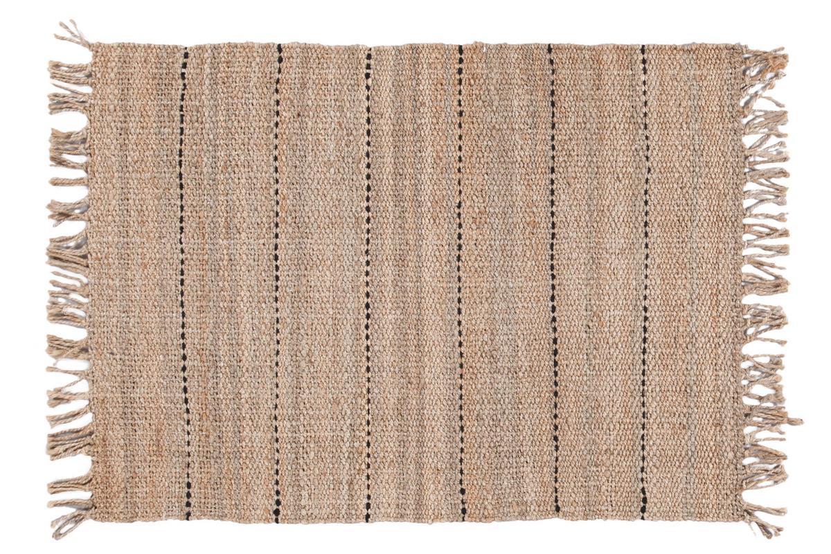 Tapis naturel en jute tiss main 170 x 230 cm CASTAVI