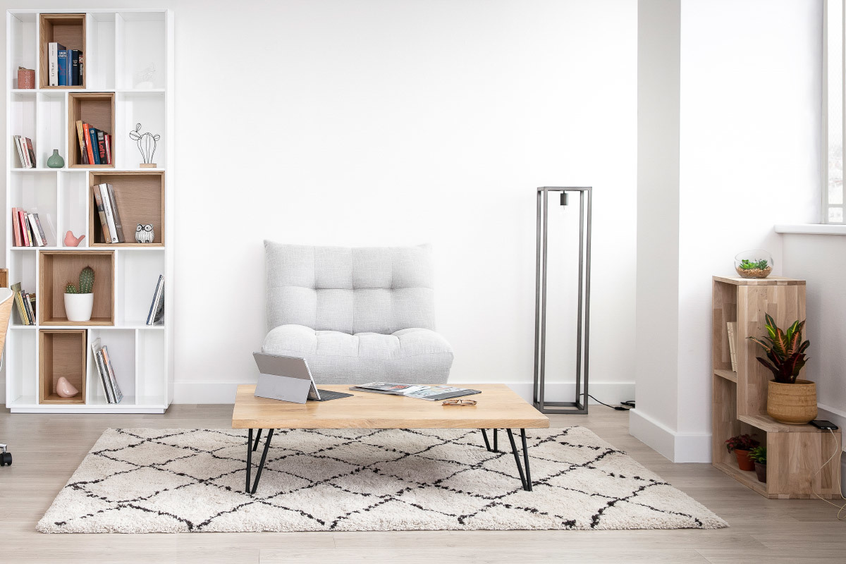 Tapis polypropyl�ne beige 120x170 BERBERE