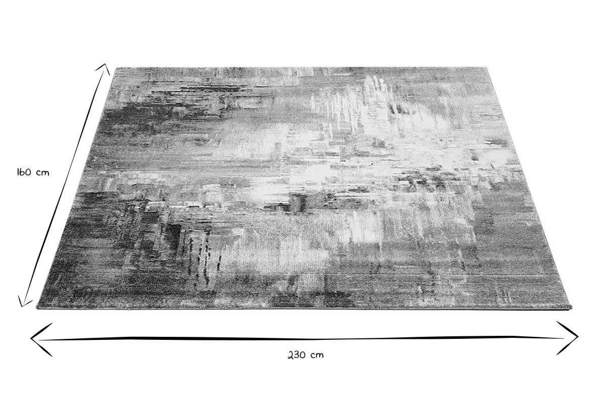 Tapis rectangulaire � motifs abtraits 160 x 230 cm PRIMO