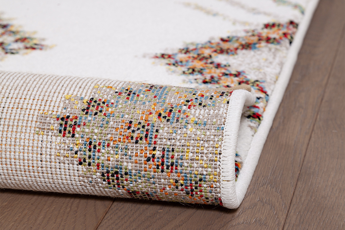 Tapis rectangulaire  motifs berbres multicolores 160 x 230 cm SPELL