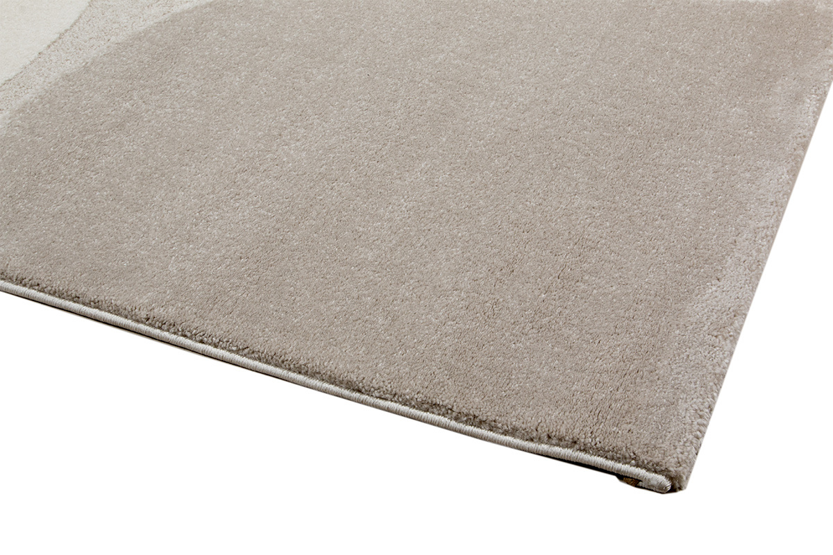Tapis rectangulaire beige 160 x 230 cm LUMA