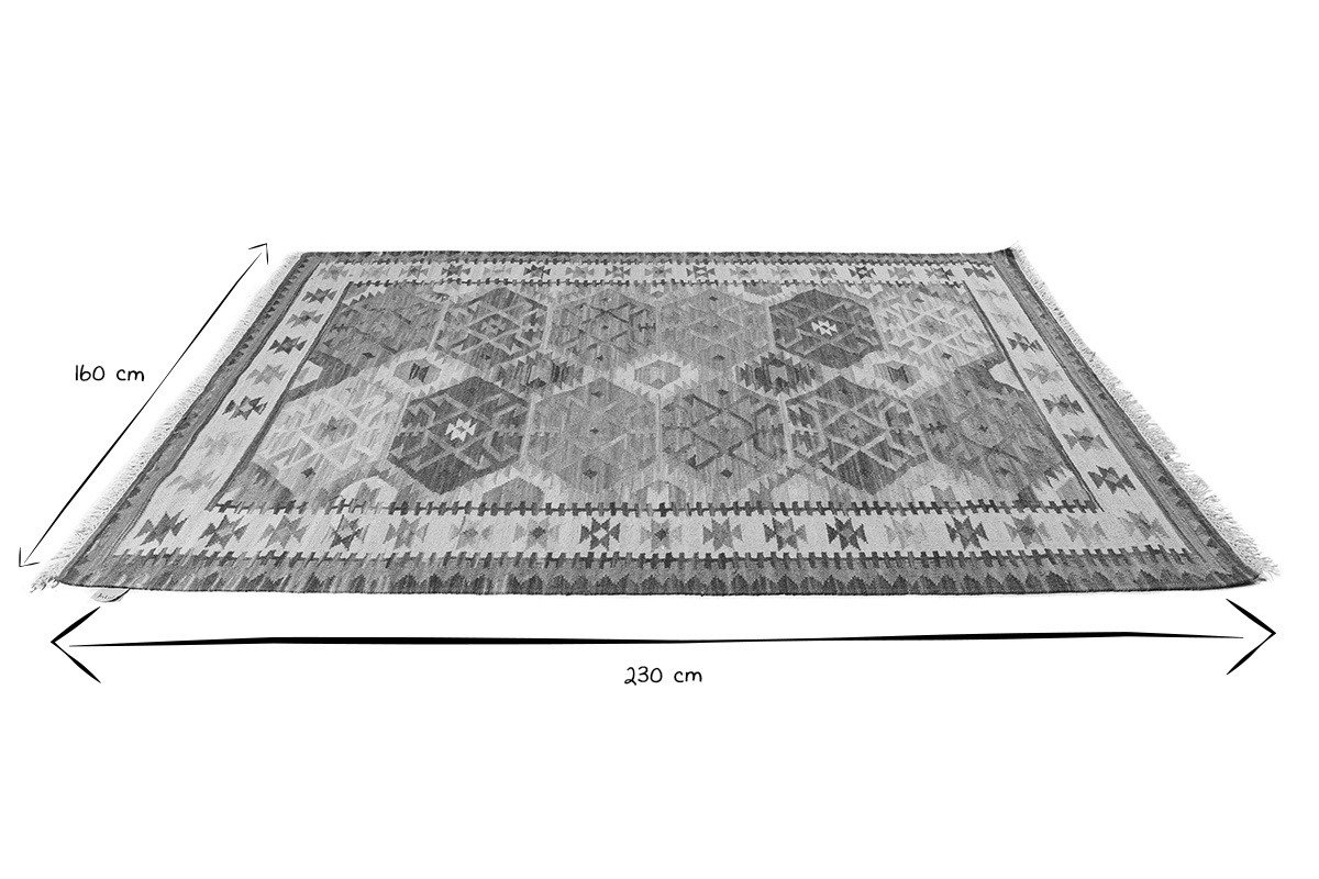 Tapis rectangulaire berb�re multicolore 160 x 230 cm MOHA