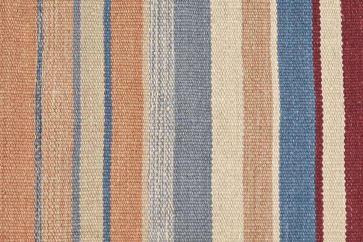 Tapis rectangulaire ray multicolore en coton 60 x 120 cm SUPLA