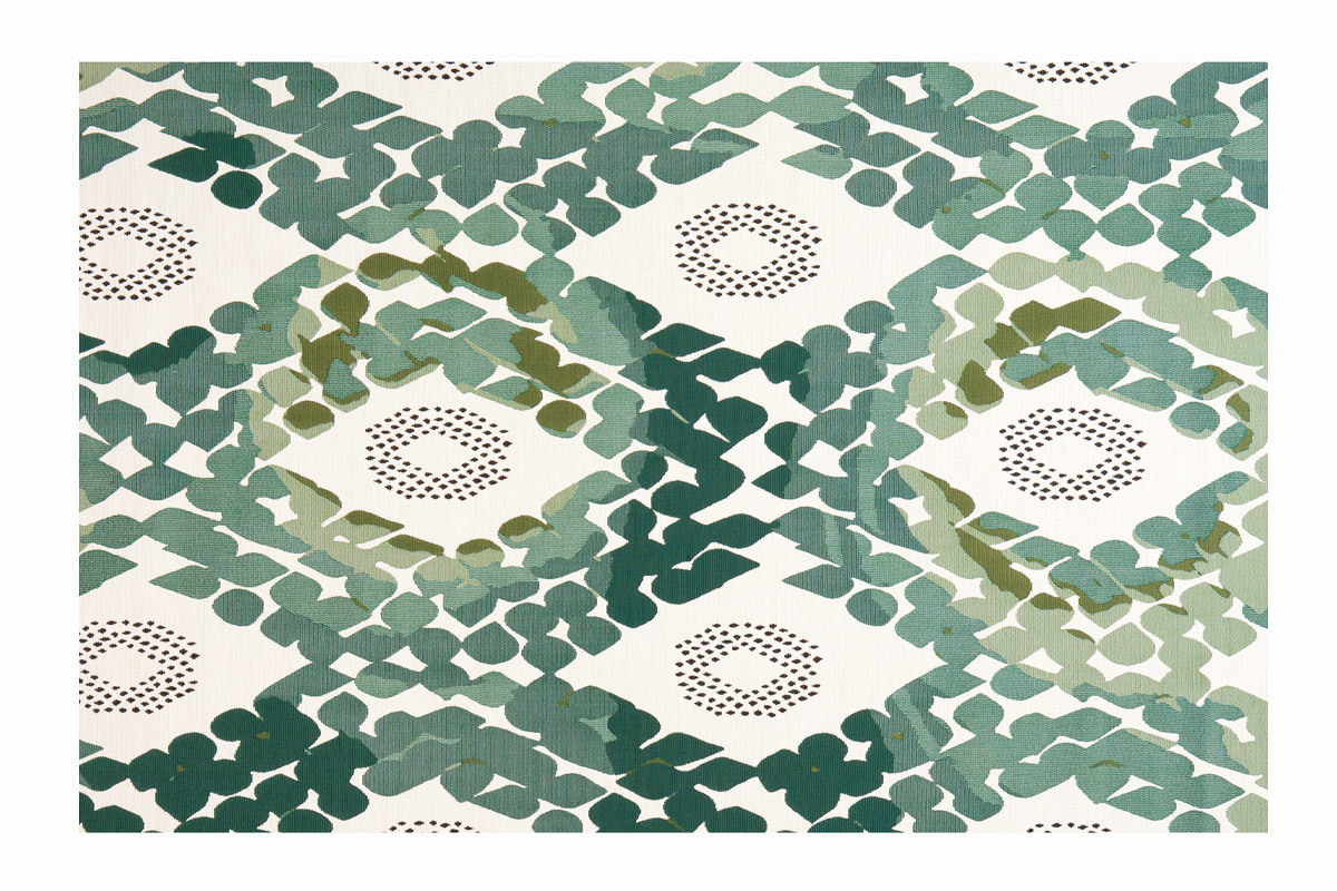 Tapis vert �meraude polypropyl�ne 120x170cm PALMYRE