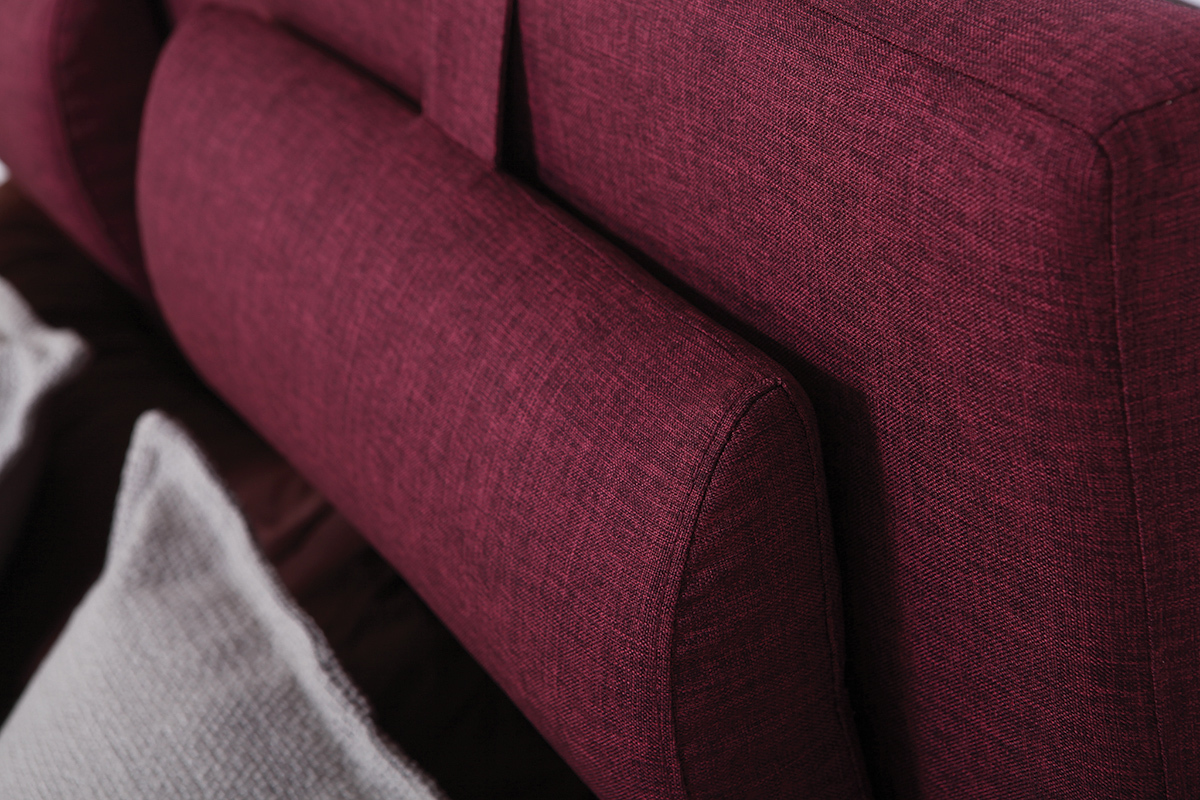 T�te de Lit 170cm prune LORRY