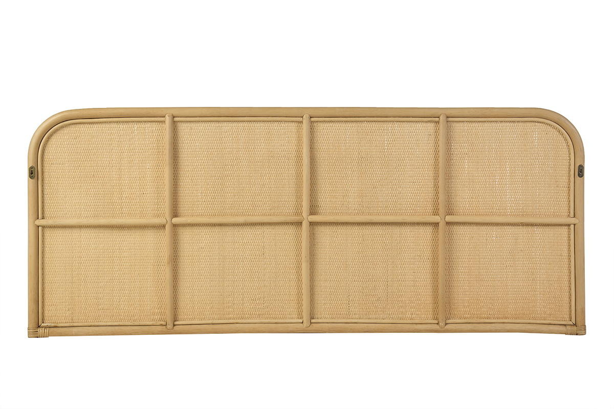 T�te de lit � suspendre en cannage et rotin L160 cm NUSA