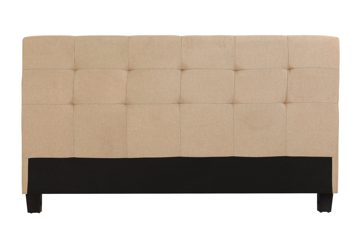 T�te de lit beige pour lits 168 cm MARQUISE