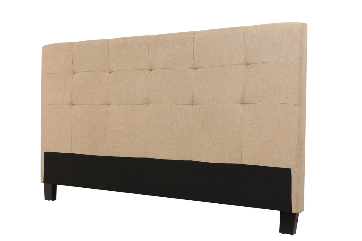 T�te de lit beige pour lits 168 cm MARQUISE