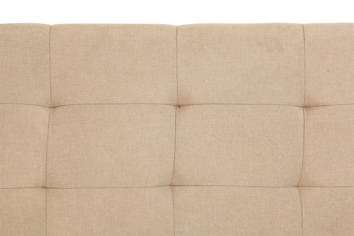 T�te de lit beige pour lits 168 cm MARQUISE