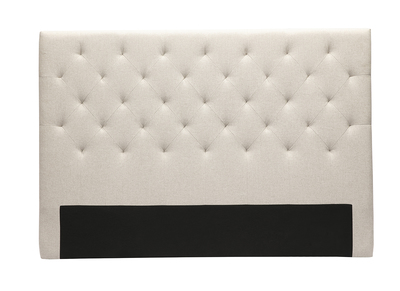 Tête de lit capitonnée en tissu naturel L160 cm ENGUERRAND