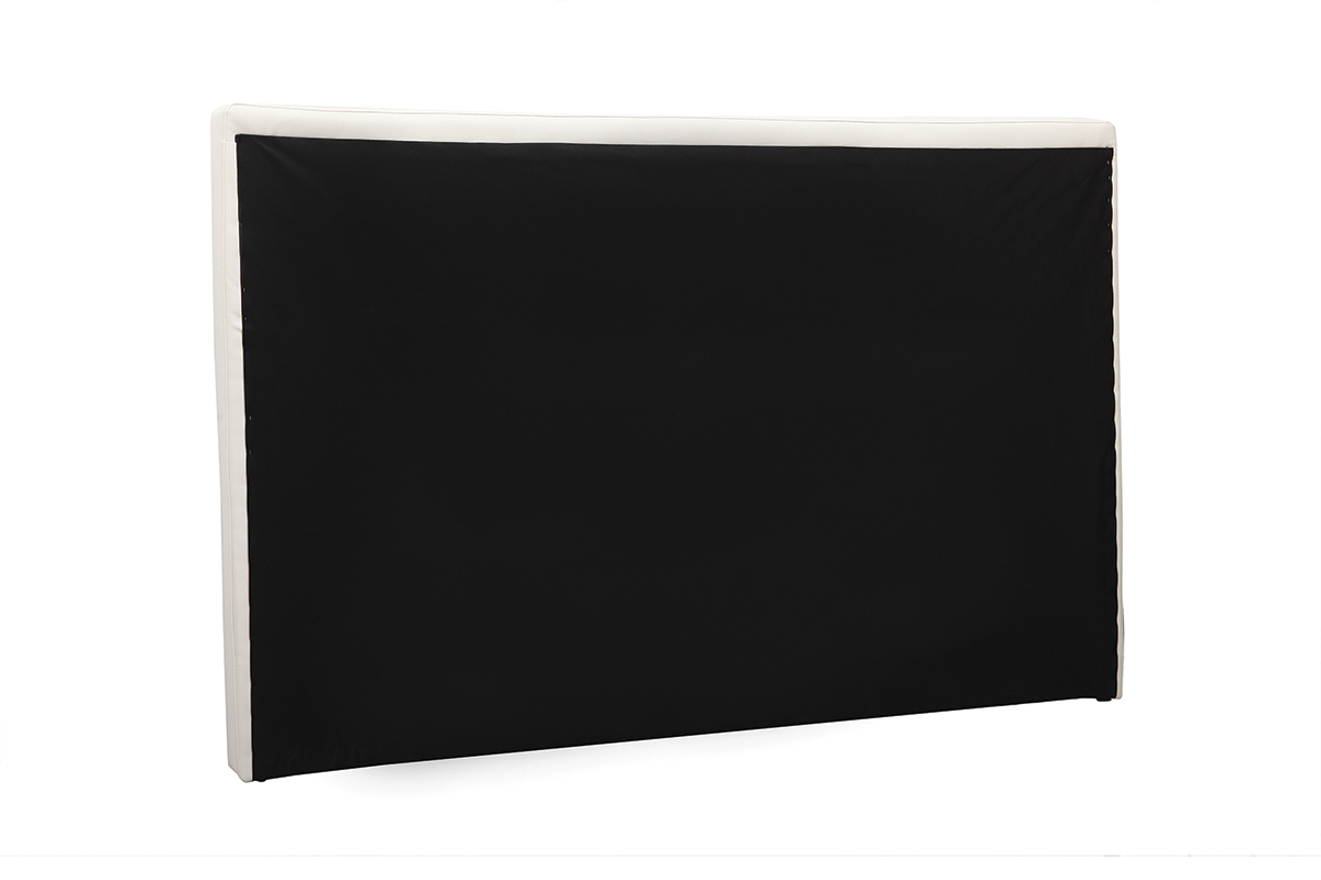 T�te de lit design blanc cass� 170 cm LUTECE