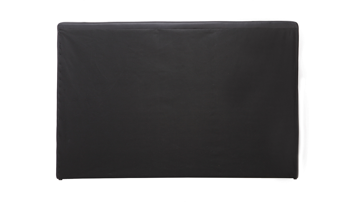 Tte de lit design noir L170 cm LUTECE